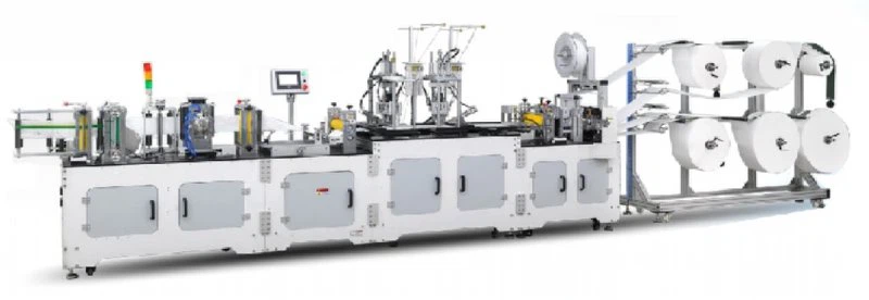 Automatic Fold Face Mask Making Machine with Breathing Valve